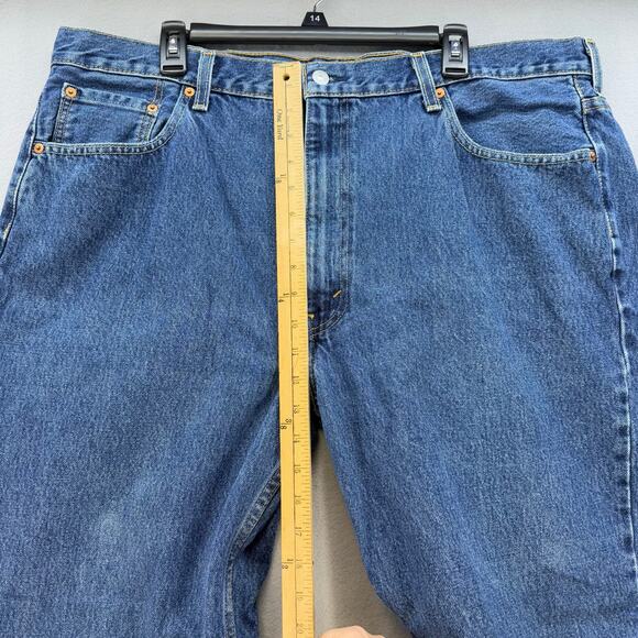 Levi's 550 Men's Jeans Size 44x29 Blue Straight Leg Classic Normcore Work Wear - Picture 12 of 14